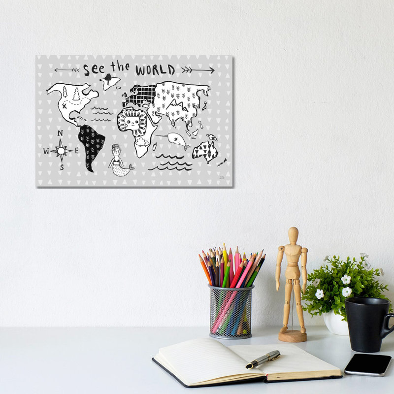 Scandy Baby I by Melissa Averinos - 1 Piece Wrapped Canvas Wall Art, 20.32 cm H x 30.48 cm W