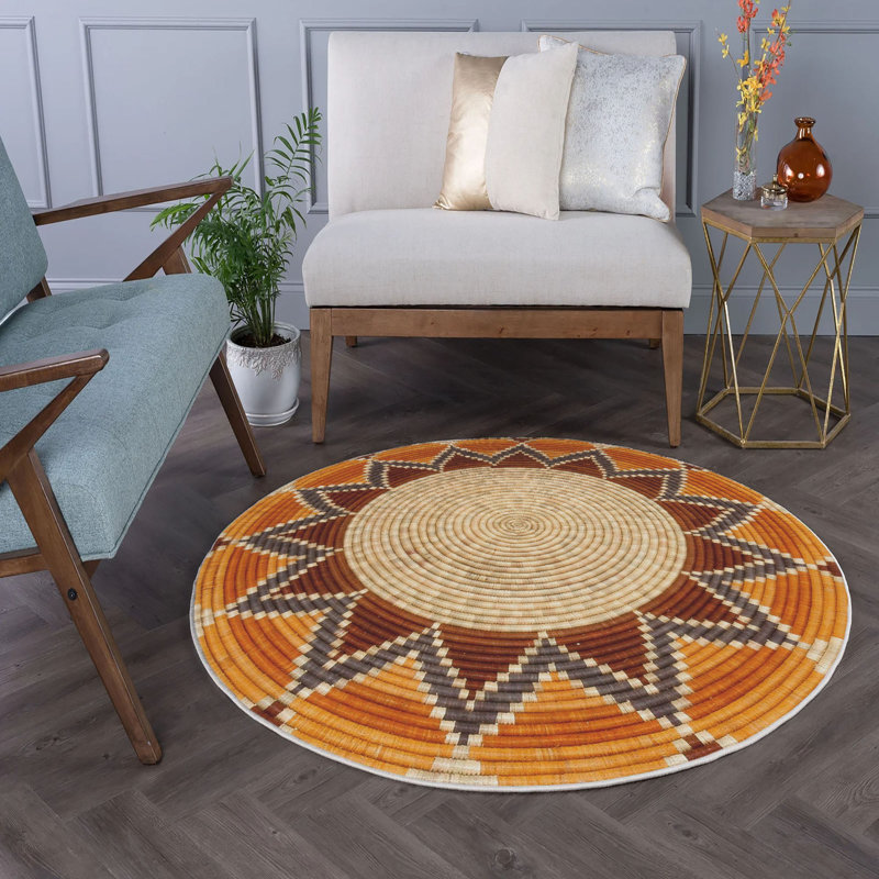 Round Judith Area Rug, Round 110cm