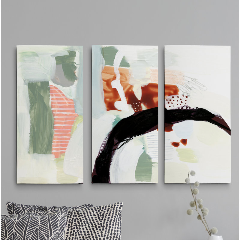« synchronal vi », reproduction d’impression à multiples images sur toile, H 24 po x l 36 po x P 1,5 po