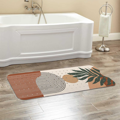Tapis de bain antidérapant Boho