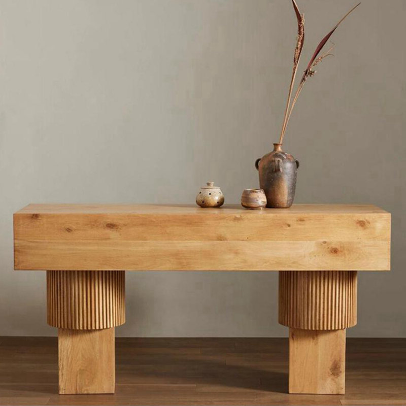 American style modern simple console table., 29.9" H x 63" W x 15.7" D