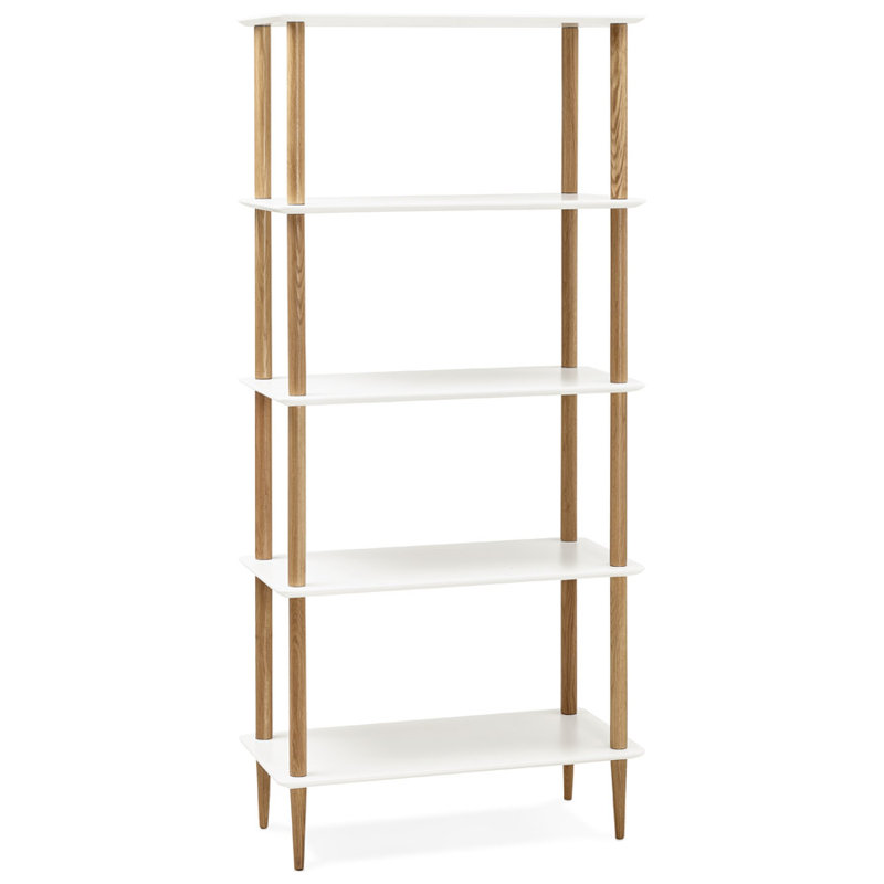 Raul 180cm H x 80cm W Etagere Bookcase