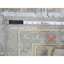 9'2"x11'10" Shark Gray Hand Knotted Heris All Over Design Peshawar Rug 693350828E0A42A89BC16EDAC615B968