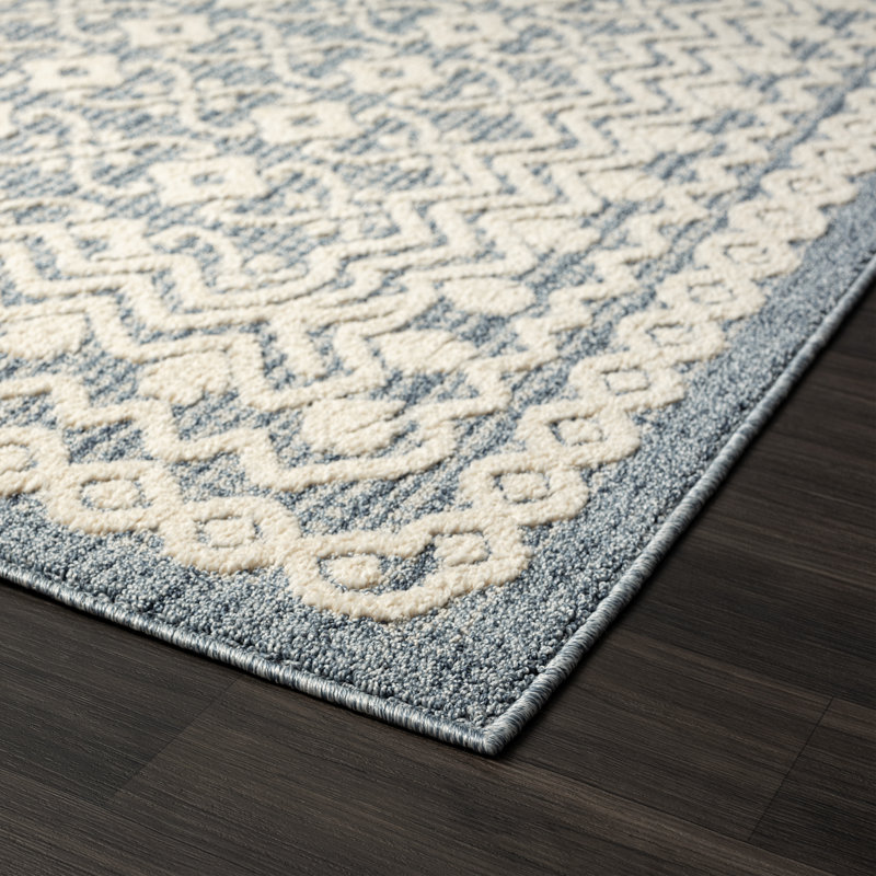 Moroccan Indoor Rug, Rectangle 6'7" x 9'2"