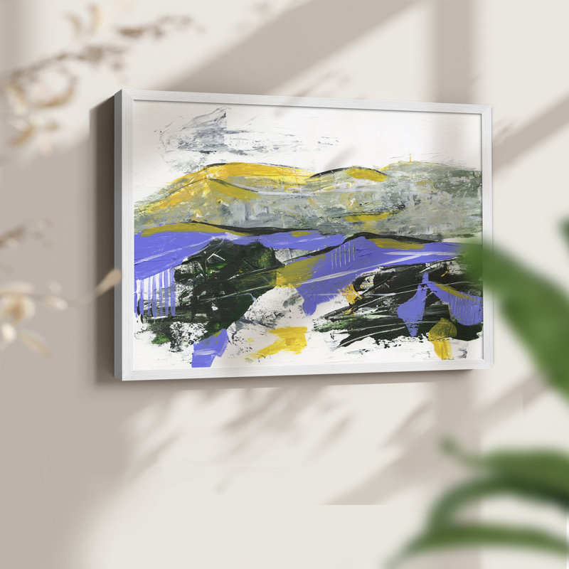 Silent Mountain IV -Framed Print - Restickable