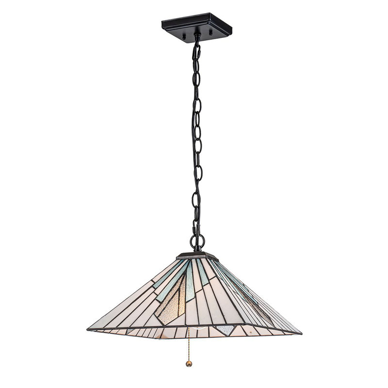 Lesly 2 - Light Black Geometric Pendant