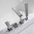 Cube Deck Tub Filler with Diverter-80972441