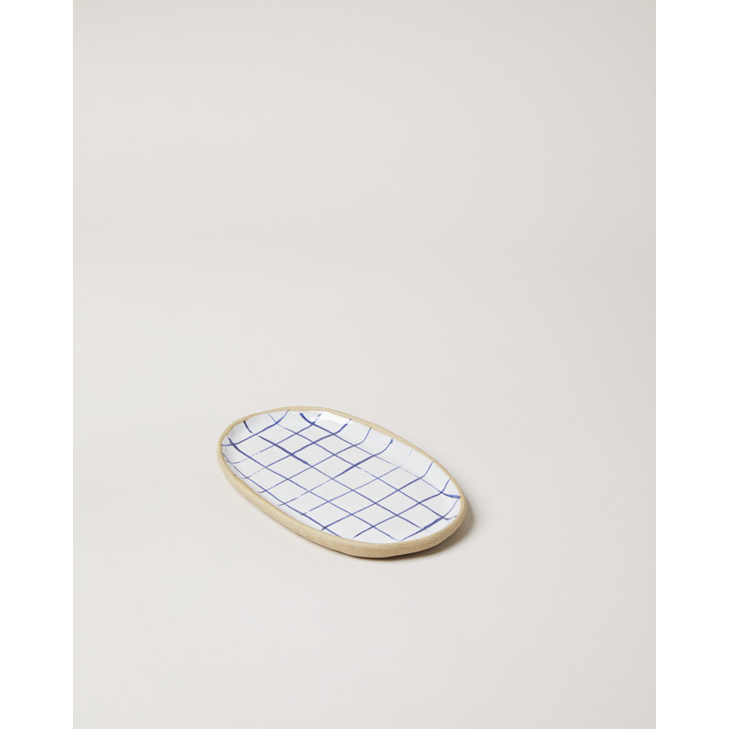 Stoneware Platter, Small: 10" X 6"
