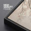 «Delicate Cherry Blossom Branch with Red Berries», reproduction d'art encadrée sur toile-124795295-124795296