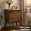 Table de chevet 2 tiroirs Mid-Century-382744886