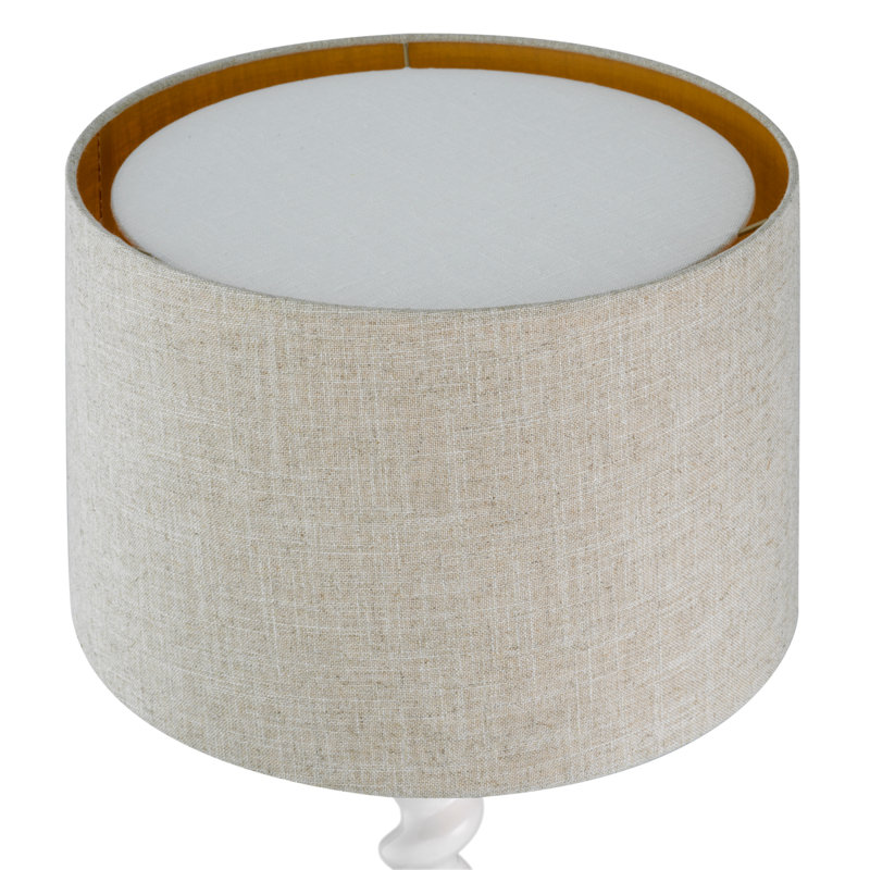 Massimo Table Lamp, Piano White