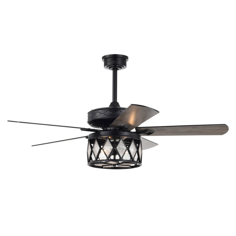 WaKeeney 52'' Ceiling Fan with Light Kit