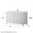 Daria 60'' Single Bathroom Vanity with Carrara Marble Top-97877095-97877102-97877099