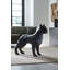 Pitbull Facet Sculpture, Matte Black