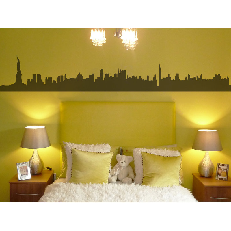 Scenic & Cityscapes Wall Decal, Small, Orange