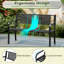 Metal Outdoor Bench