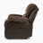 Mccubbin 38" Traditional Textured Microfiber & Faux Leather Reclining Chair with Tab Pull Reclining Motion, Solid Wood & Plywood Frame
