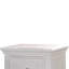 Pine Wood Nightstand With 2 Drawers