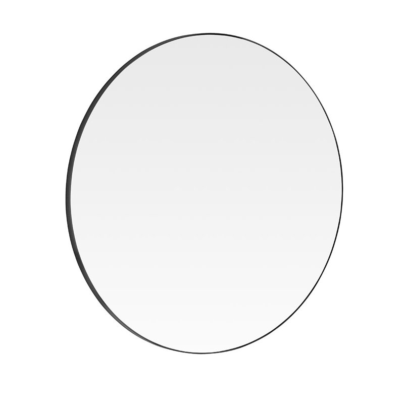 Round Mirror, Black