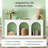 Stylish Arches Side Table,Entryway Table,Stable Console Table