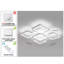 5-Light 60cm Modern Ceiling Light, Dimmable LED Flush Mount with Remote, Squares Acrylic Chandelier-1133711756