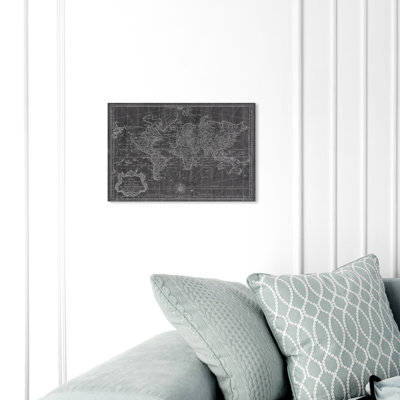 " World Map 1778 " by Oliver Gal