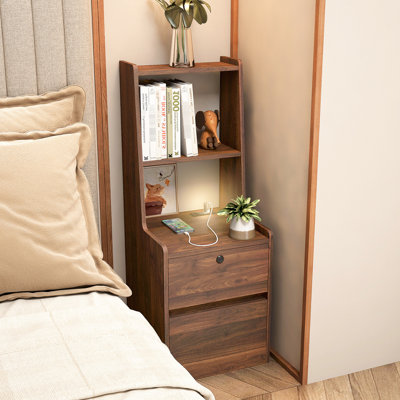Table de chevet moderne avec commande vocale et fonction de verrouillage