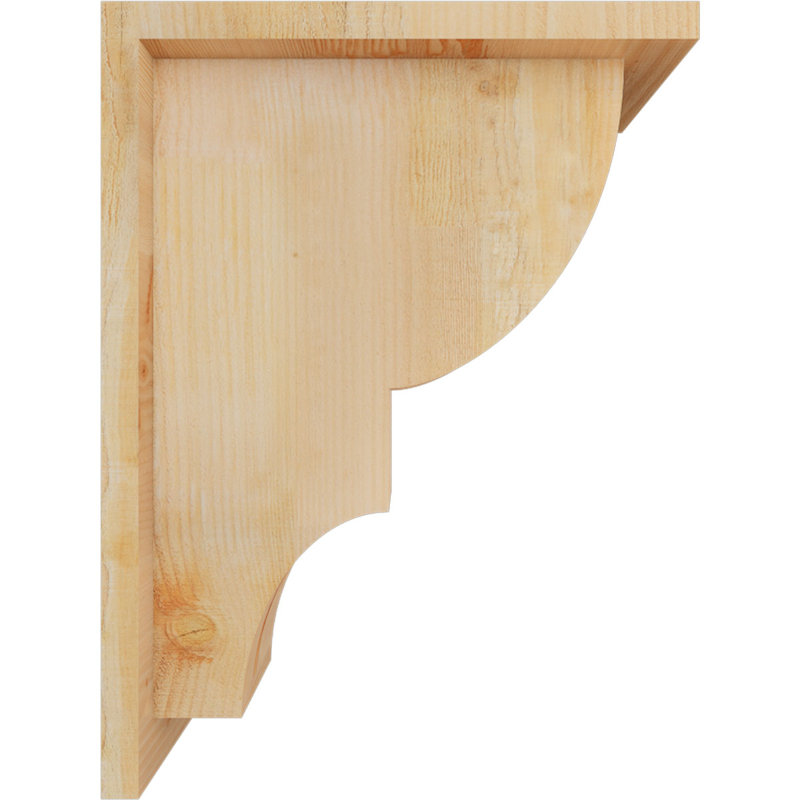 Corbeau Ridgewood avec contre-plaque, H 16 po x l 6 po x P 12 po, Sapin de Douglas, Sciage brut