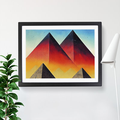 Contemporary Pyramids - Framed Print