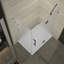 Cabine de douche carrée à charnière 42 po x 72 po Avalux GS-40816235-40816237