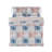 Textured Lotte Blue/White/Pink Polyester Comforter Set-98738953