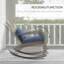 Chaise berçante Adirondack Outsunny-1383237104-1383237108