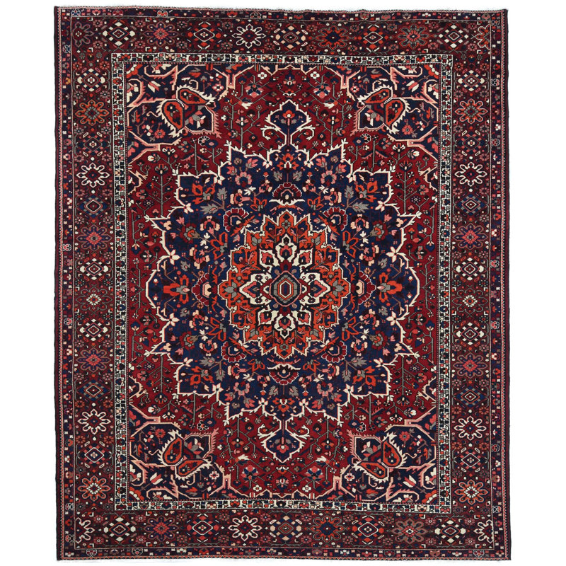 One-of-a-Kind Red Traditional 10X12 Oriental Area Rug