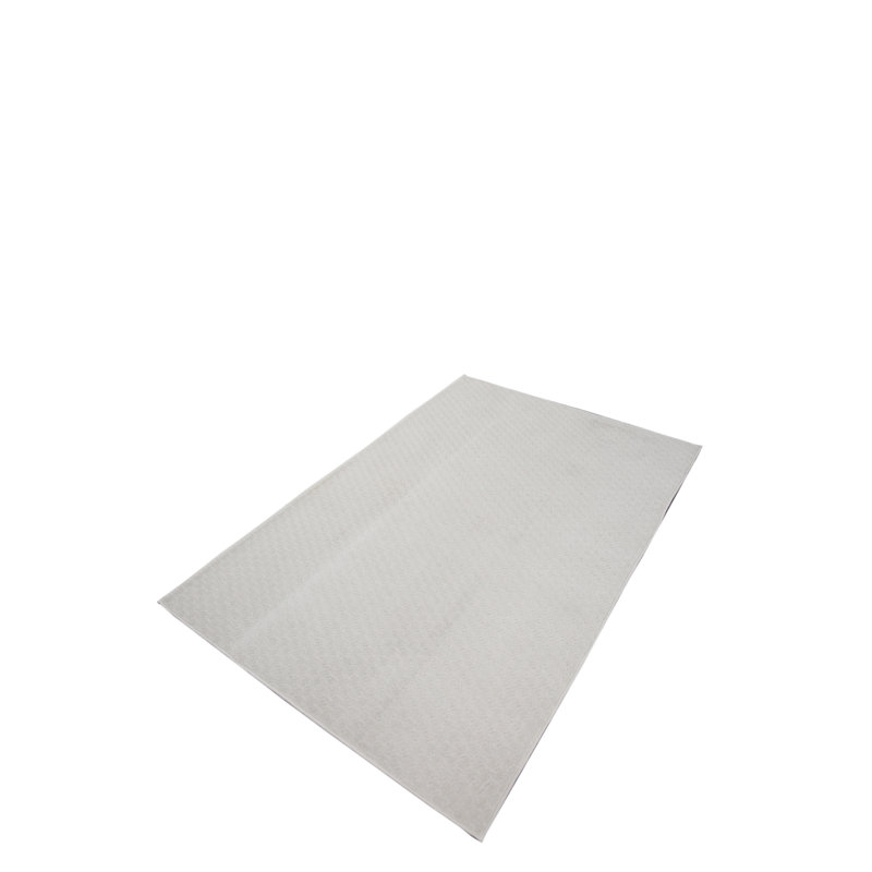 Tapis ivoire à motif géométrique, Rectangle 3 pi x 4 pi