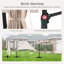 Parasol en porte-à-faux 9,5 pi avec pivotement sur 360 ° et double plateau-195775862
