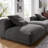 Solace 3-Piece Modular Upholstered Fabric Sectional Sofa-101323702