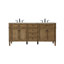 Ensemble de meuble-lavabo double l 72 po x P 21,5 po x H 35 po Rivers-589782130