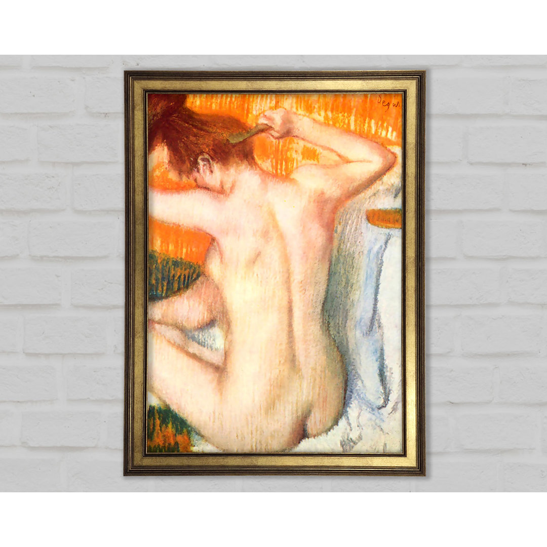 Degas Frauen auf der Toilette 2 - Einzelne Bilderrahmen Kunstdrucke