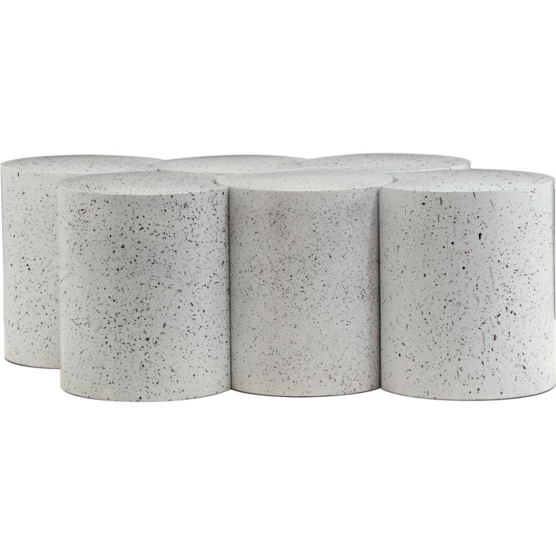 Ensemble de 6 tables de groupage Hylie Drum, Blanc