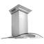 30" Crown Sound 400 CFM Ducted Wall Mount Range Hood in Stainless Steel with Wi-Fi-538098162