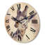 Portrait d'une girafe I horloge murale en bois-63903230