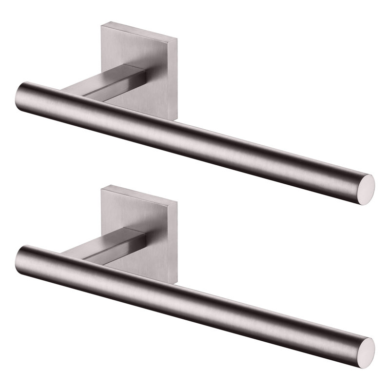 10.2" Tower Holder Wall Mounted, Brushed Nickel