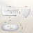 63" Freestanding Bathtub White Solid Surface Deep Stone Resin Soaking Tubs