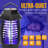 Electric Bug Zapper Uv Mosquito Killer Lamp – Insect Fly Trap With Pest Control Light