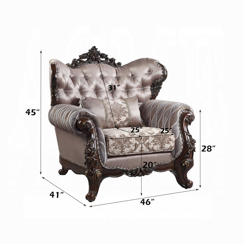 Chaise Benbek avec coussin