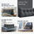 Sit-up Back Comfort Large Triangular Bolster Headboard Reading Wedge Pillow Compression-56616112-99126492