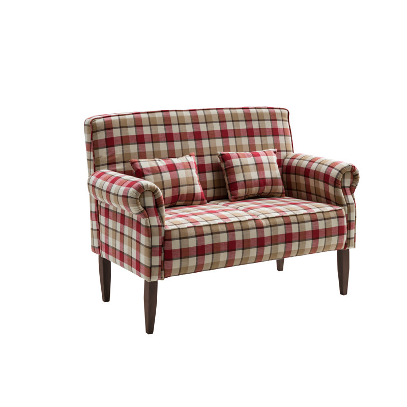 Andrew Upholstered Bench, Brown