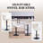 Swivel Adjustable Height Bar Stool Set of 2 – 360° Swivel with Footrest, Upholstered Comfort for Kitchen Island & Counter-310911418