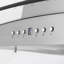30" 400 CFM Ducted Island Range Hood in Silver with Nightlight