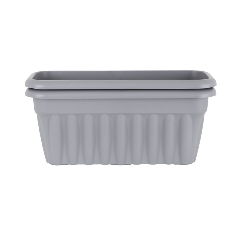 Wham Vista Trough Upcycle Grey, 25cm H x 60cm W x 24cm D